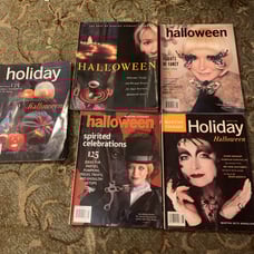 Martha Stewart Halloween magazines, five and all