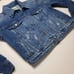 Madewell Boxy Crop Paint Splatter Denim
