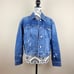 Madewell Boxy Crop Paint Splatter Denim