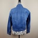 Madewell Boxy Crop Paint Splatter Denim
