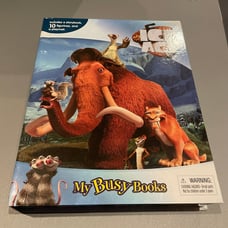Ice Age Book w playmat & figurines