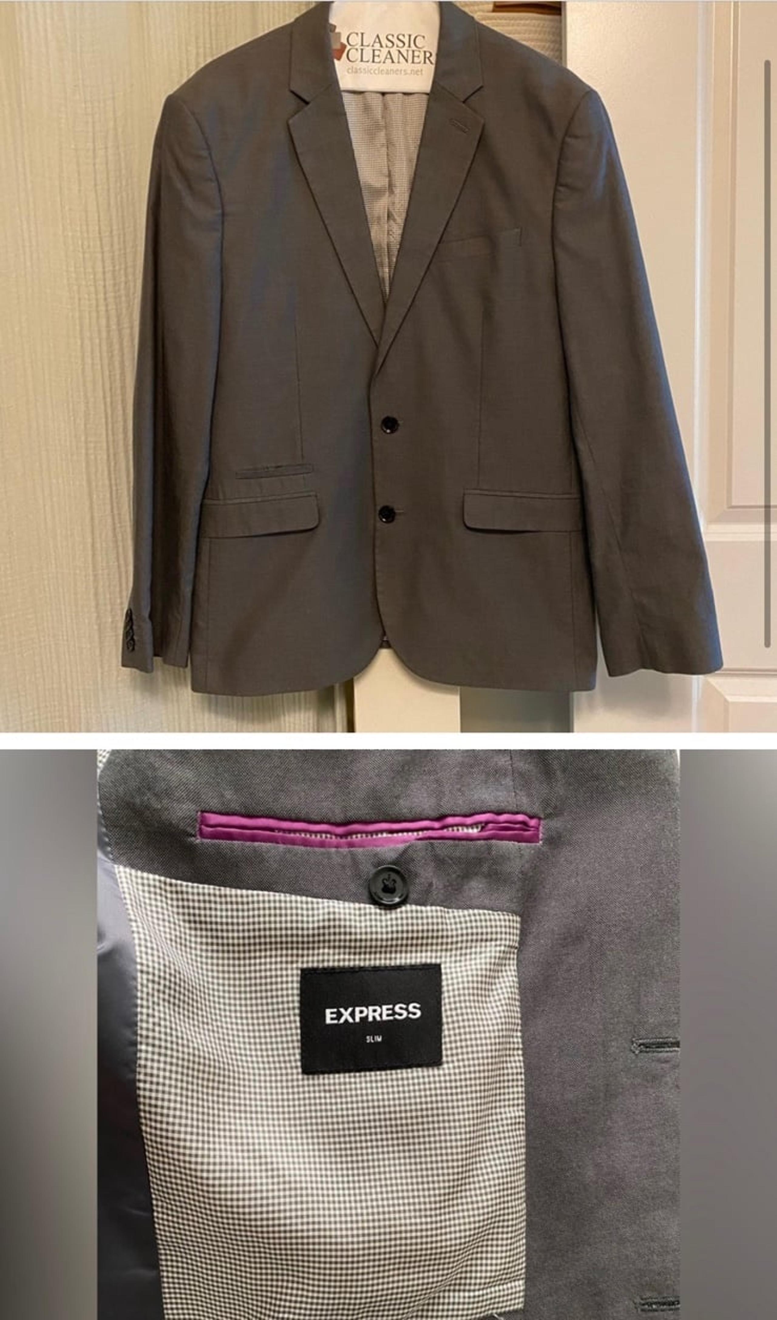 Men’s Suit Jacket from Express - Gray Photographer Jacket