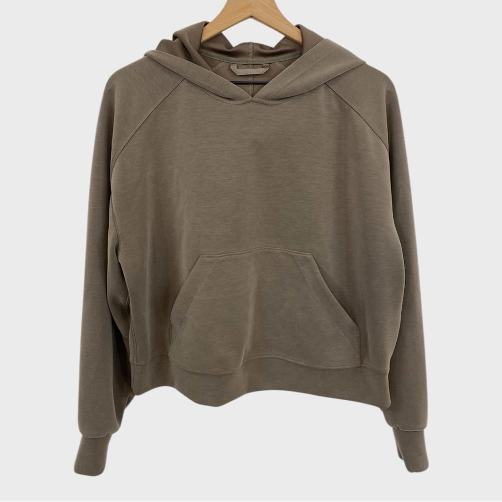 Lululemon Brown Softstreme Comfy Cropped Hoodie Size 10