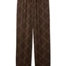 Gelato Pique LOGO Print Satin Shirt/Pants Set, Size M