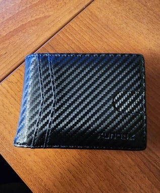 New Wallet for Men Slim Rfid Leather 2 ID Window With Gift Box