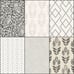 Wallpaper Thoreau Solitude White Distressed Texture