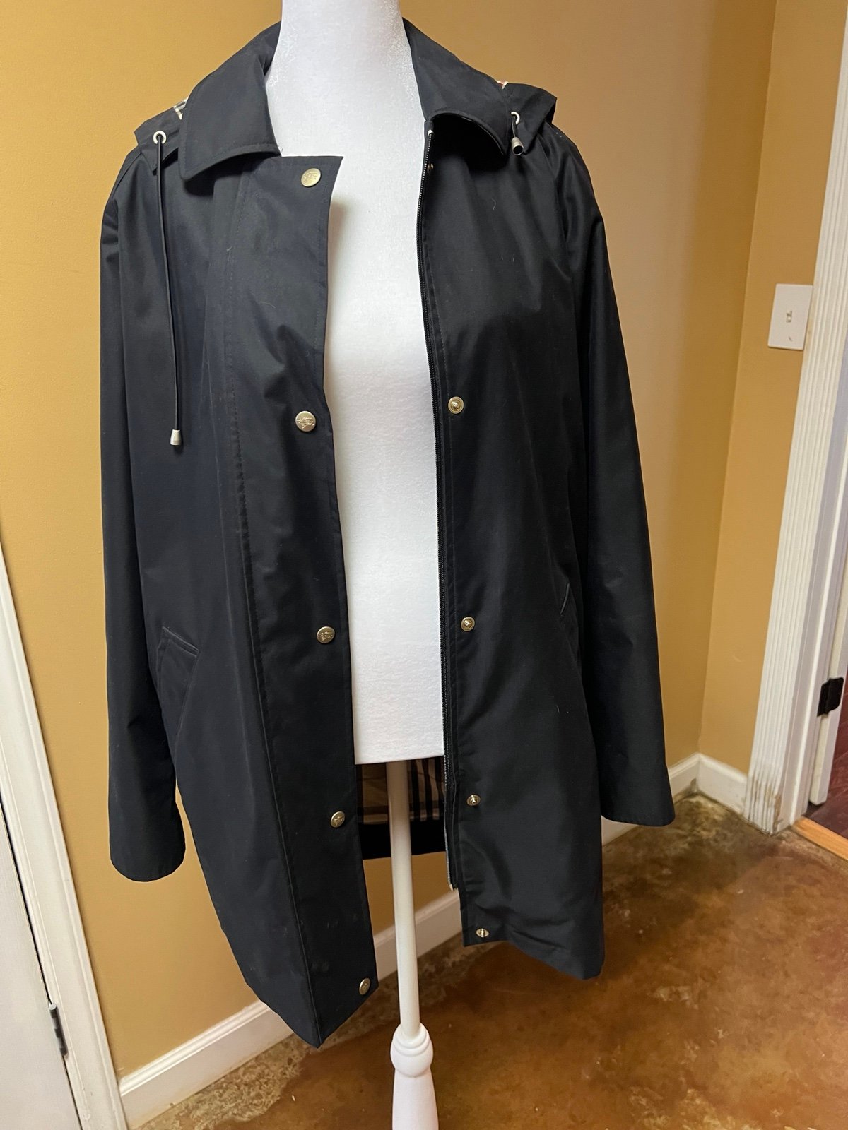 Burberry raincoat