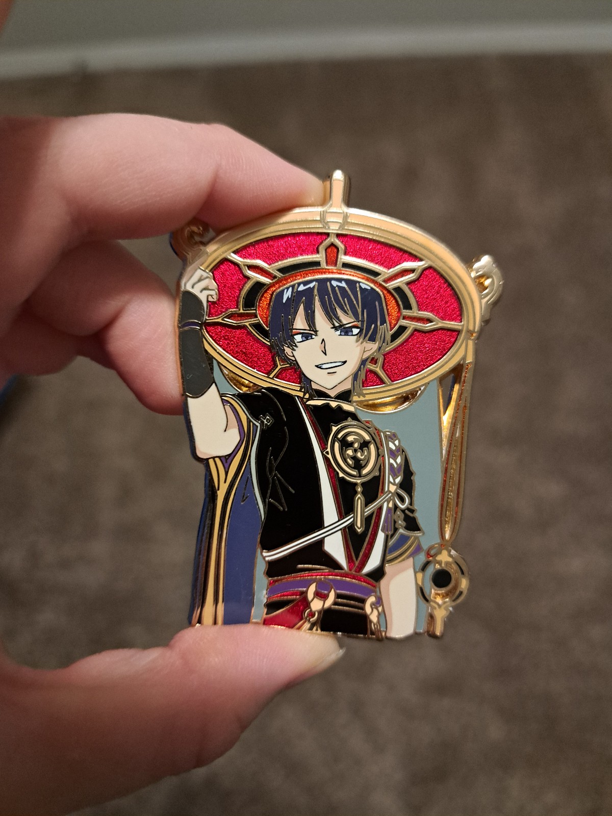 Scaramouche Genshin Impact Enamel Pin