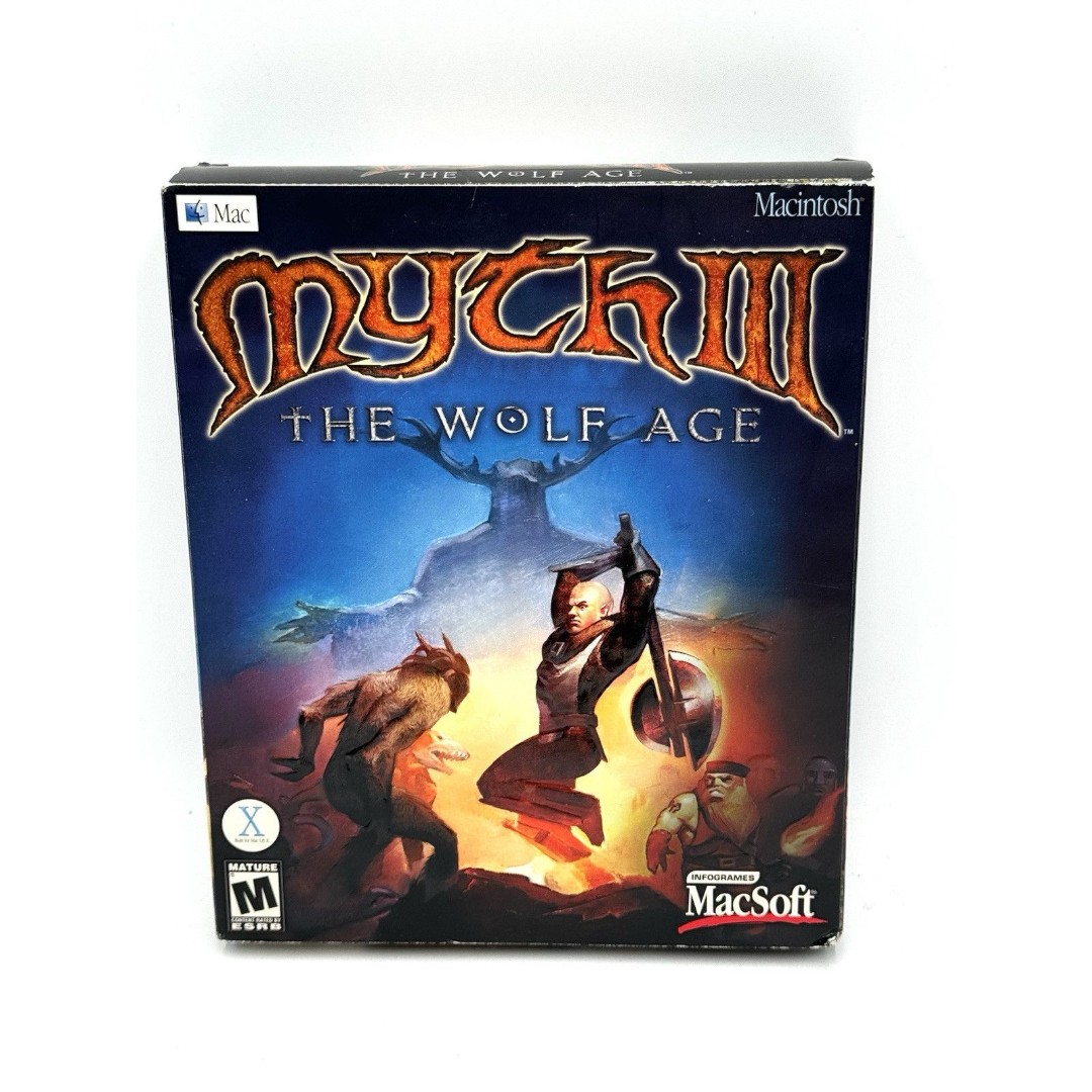Myth III 3 The Wolf Age PC Game New Sealed Box 2001 MacSoft Inforames Rated M