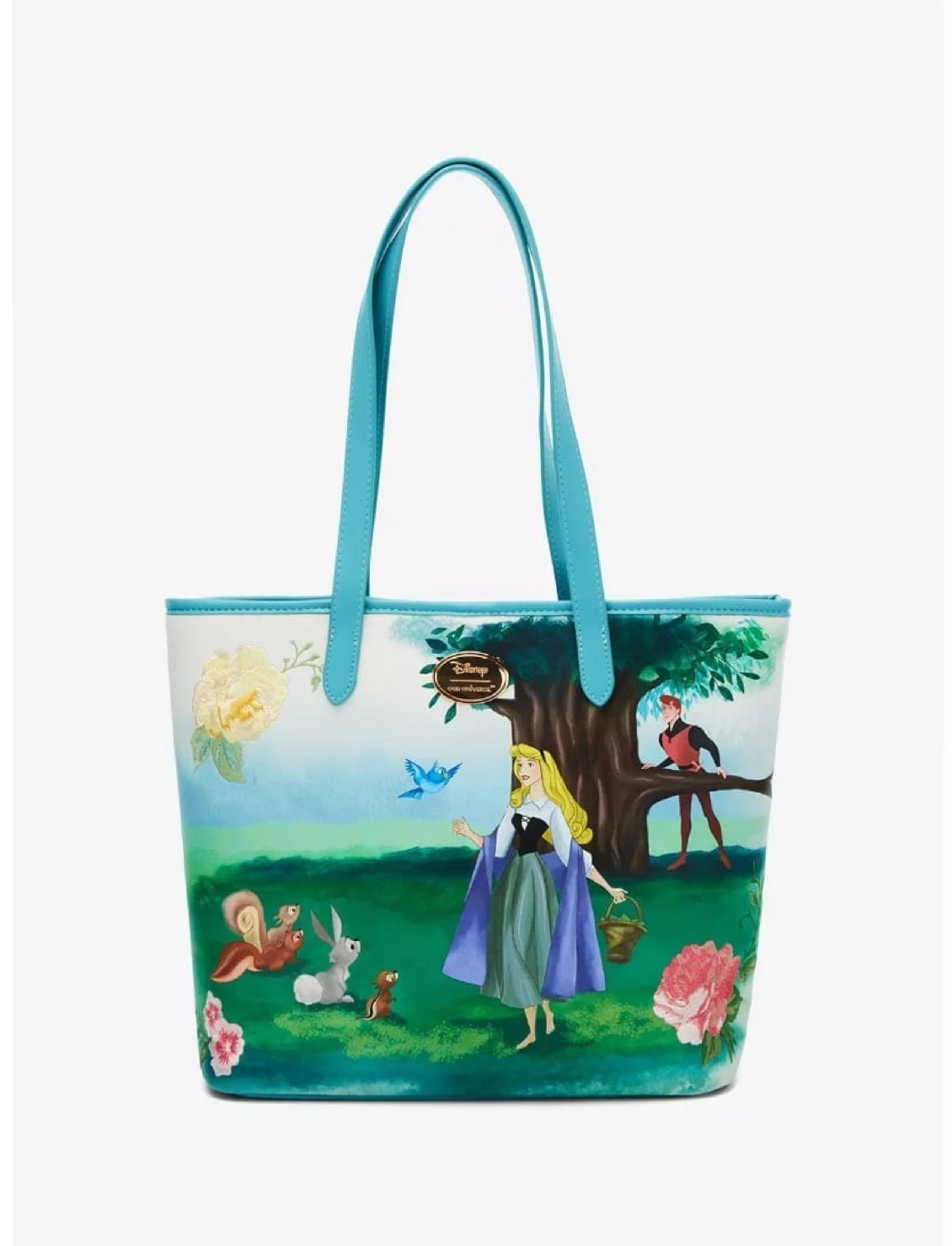 Our Universe Disney Sleeping Beauty Aurora Woods Handbag w/ Maleficent Wristlet