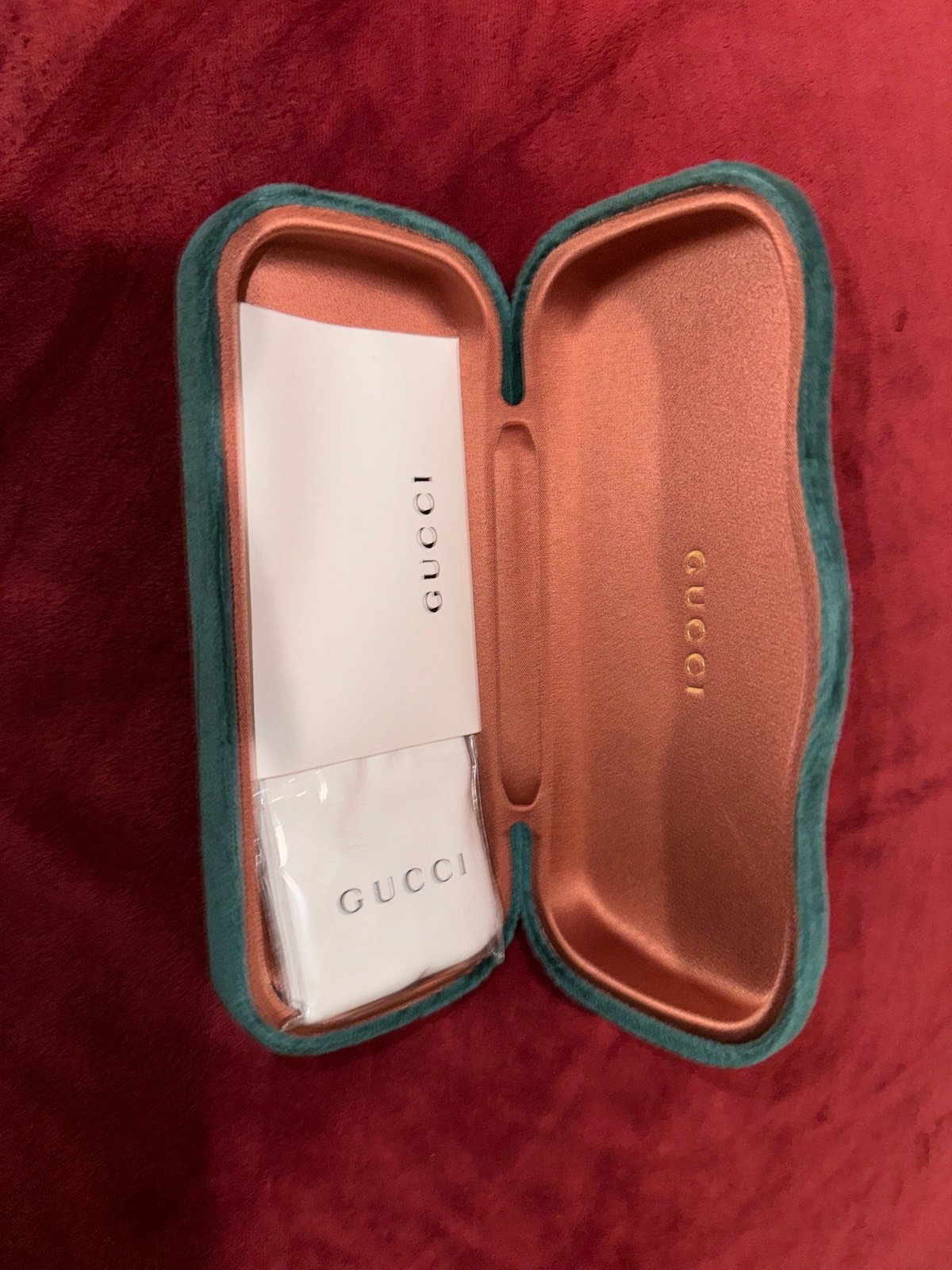 Gucci Suede Sunglasses Case