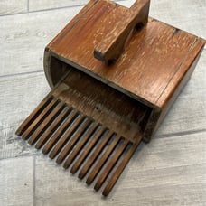 Antique Wooden Blueberry Berry Rake Scoop Tool 19 Century