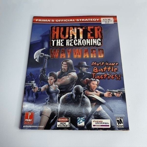 Hunter The Reckoning Wayward Prima's Official Strategy Guide - PS2