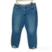Good American GOOD GIRLFRIEND Distressed Jeans Women's Size 15