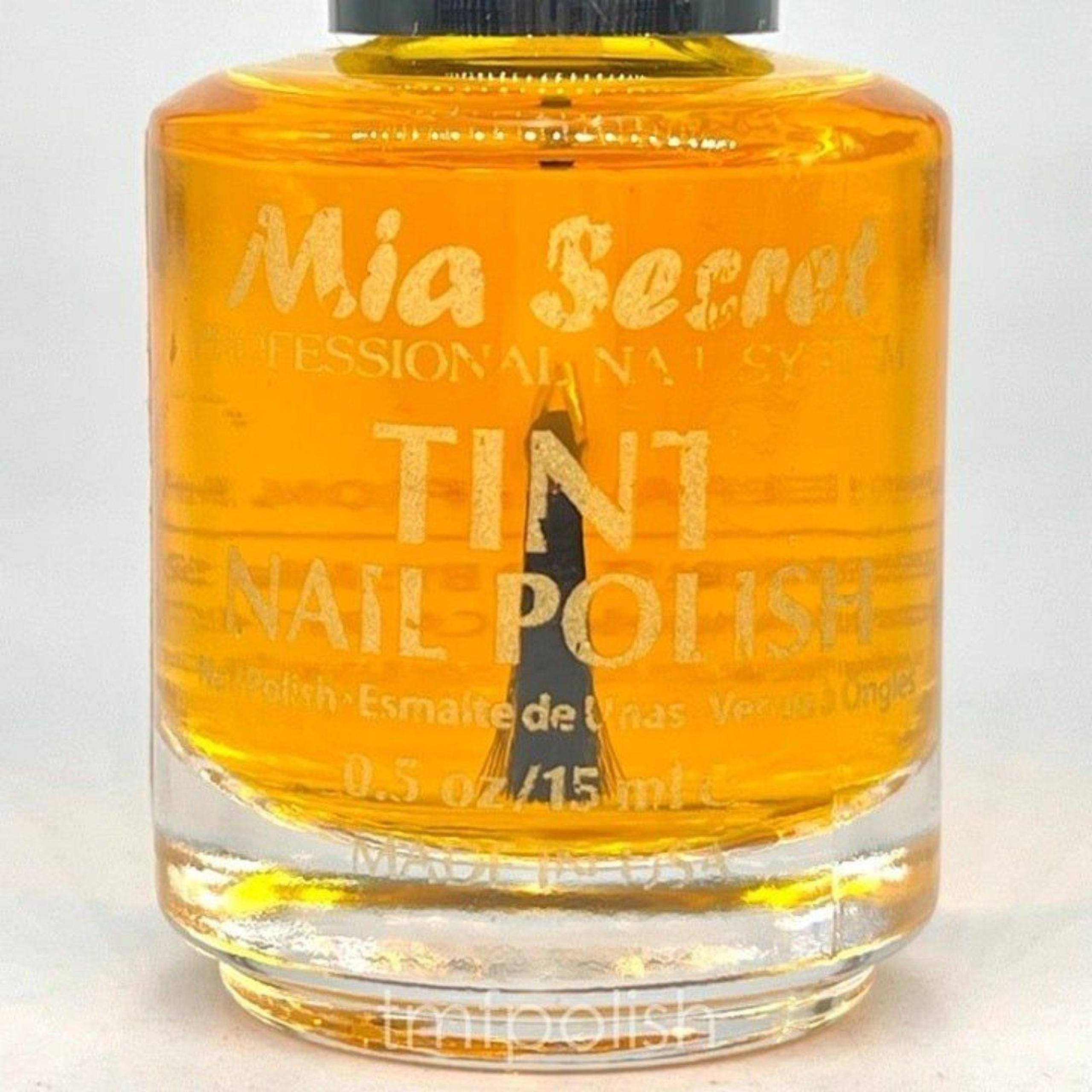 New Mia Secret Nail Polish - Yellow Tint