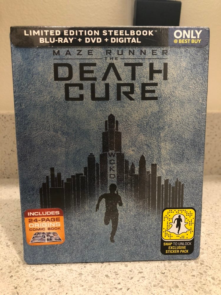 Maze runner death cure Brand new steelbook