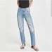 Mother denim jeans huffy skimp raw hem