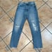 Mother denim jeans huffy skimp raw hem