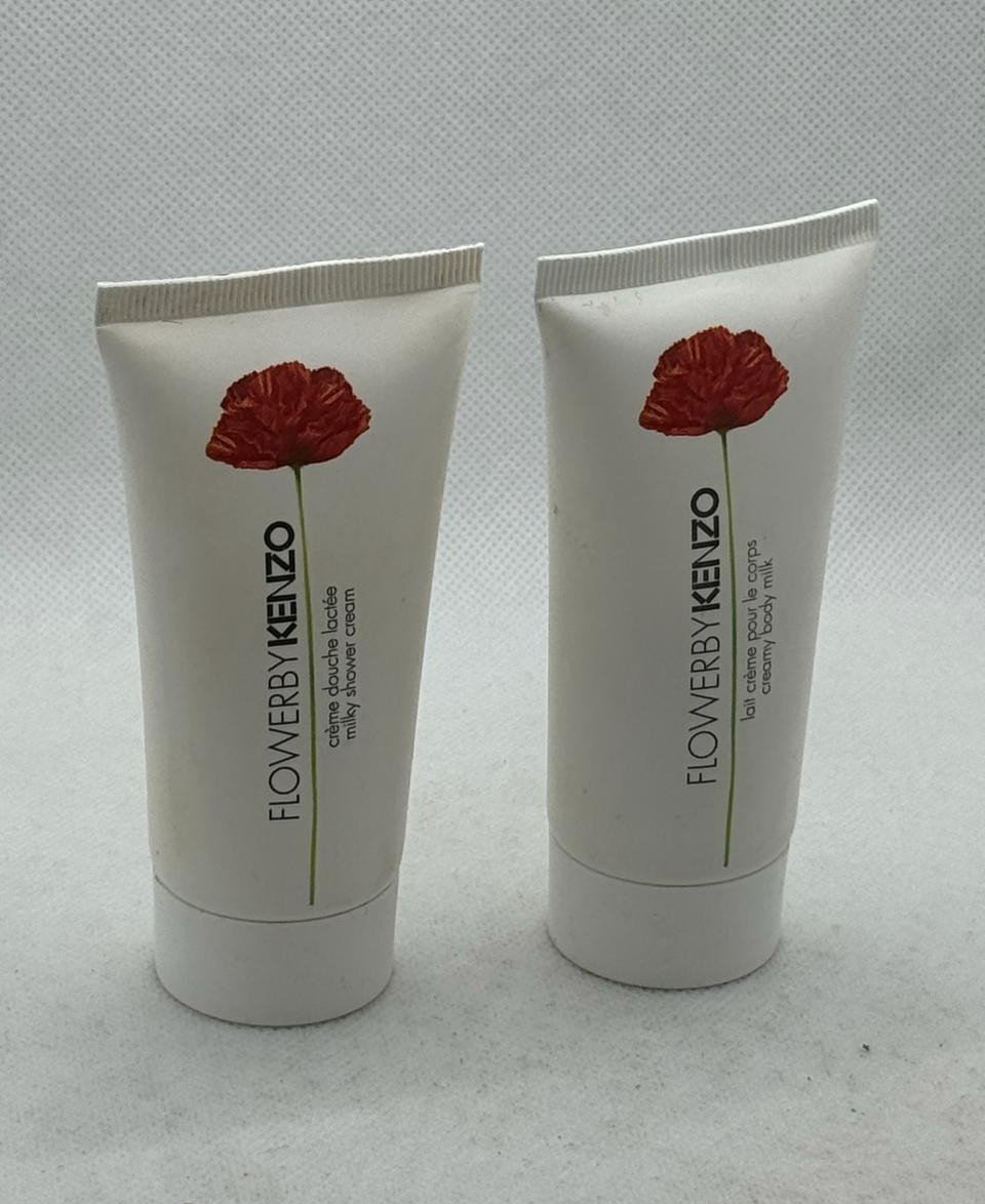 FlowerbyKENZO-Milky shower Cream/Creamy Body Milk set/new without box/50ml e/a