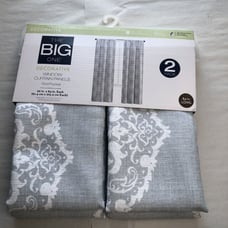 The Big One Paisley Scroll Window Curtain Panel