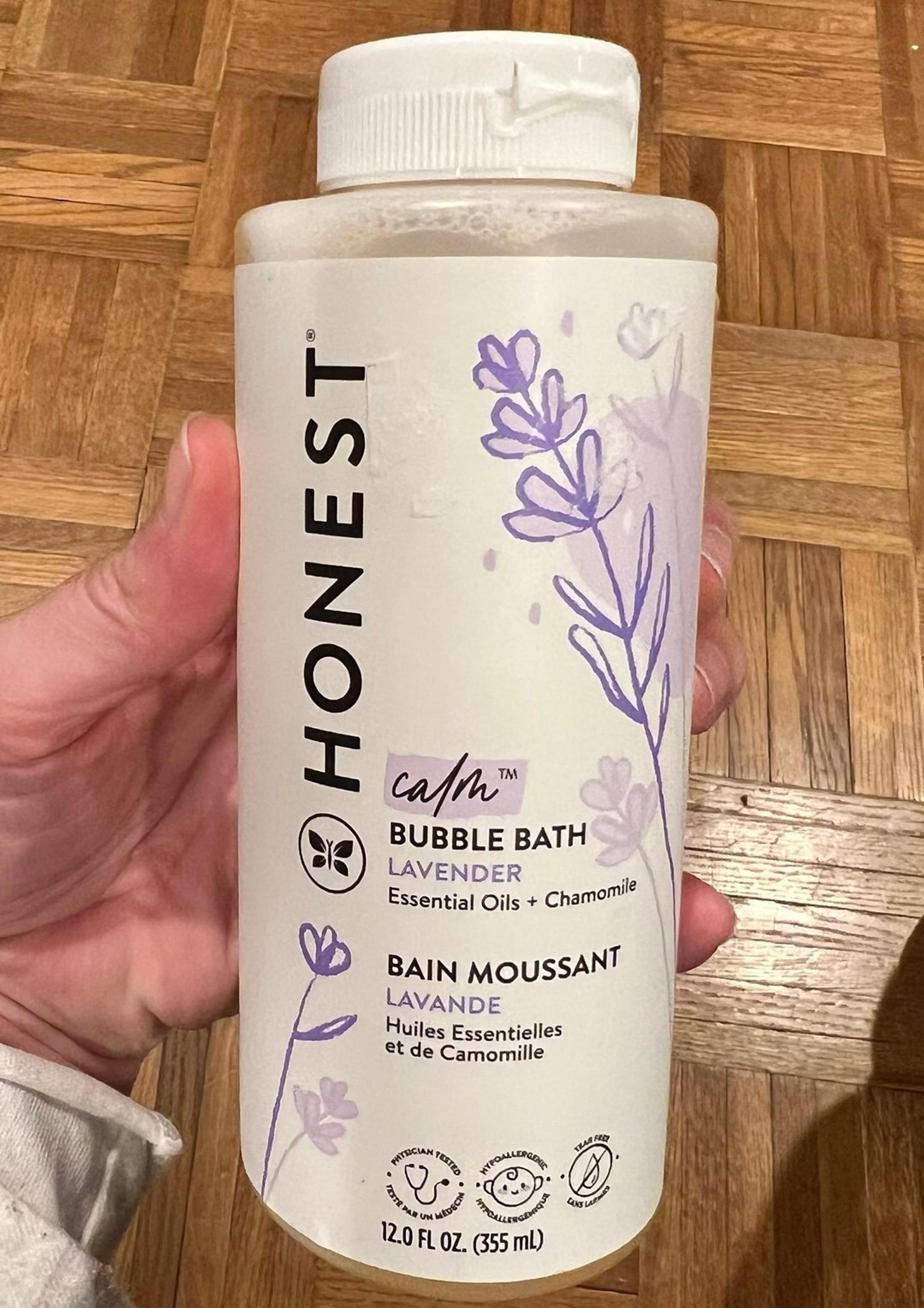 The Honest Company Truly Calming Lavender Bubble Bath Tear Free Kids sealed 12oz