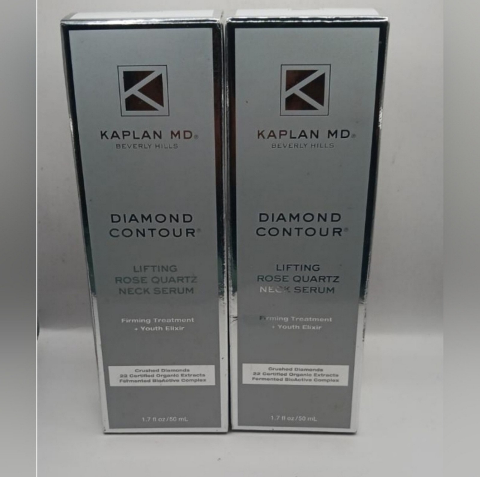 Kaplan MD Diamond Contour, Lifting Rose Quartz Neck Serum 2- 1.7 fl.oz. bottles