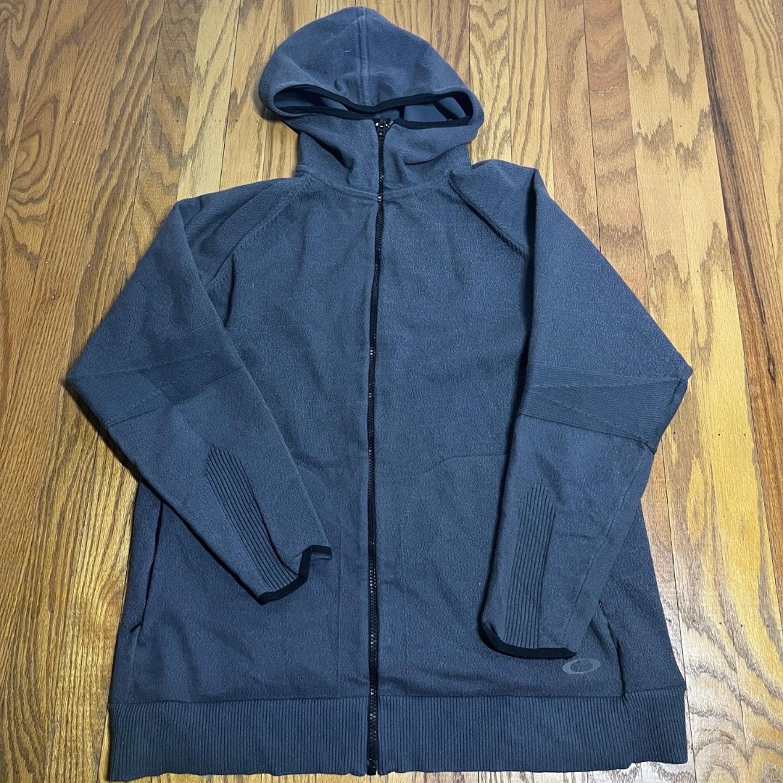 Oakley RS Shell QD Jacket 2.0 Gray Full Zip Hoodie Men’s XL 412531JP