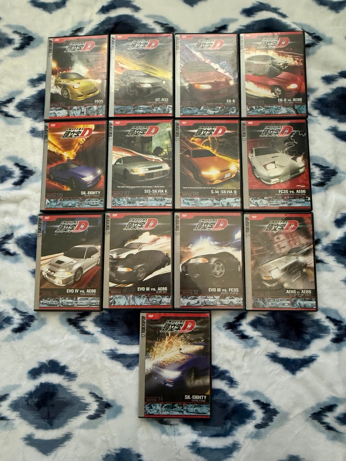 Initial D: Discs 2-14 (English)
