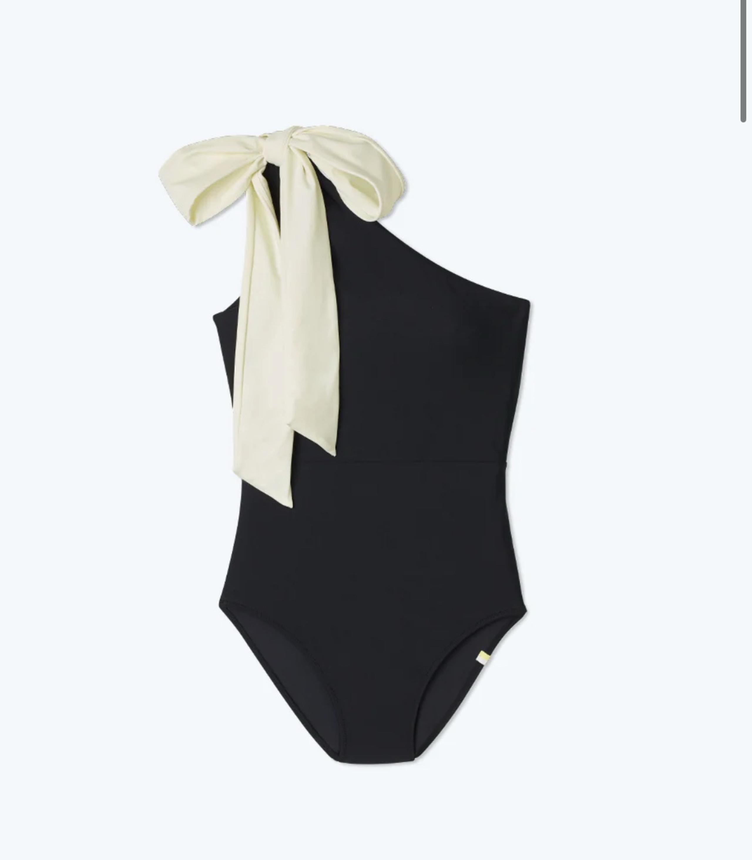 Summersalt The Bow-Shoulder Ruched Sidestroke women’s one piece swimsuit size 18