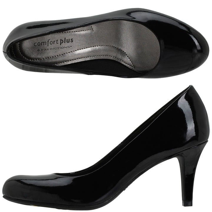 Comfort Plus By Predictions Karmen Classic Pump Black Heels - Size 7.5