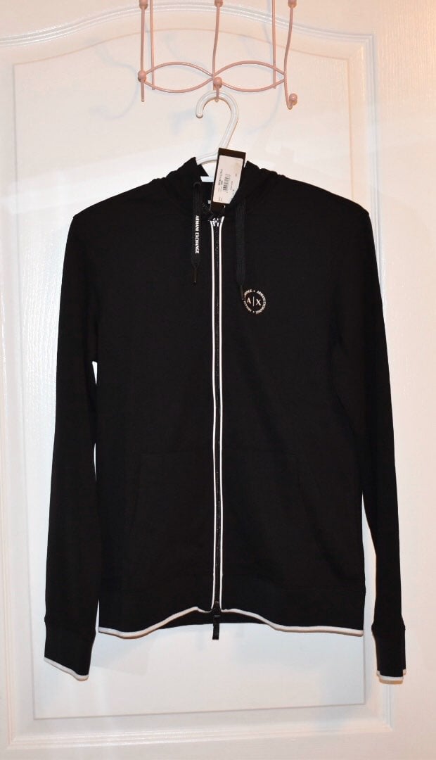AX Armani Exchange Zip Up Sweater
