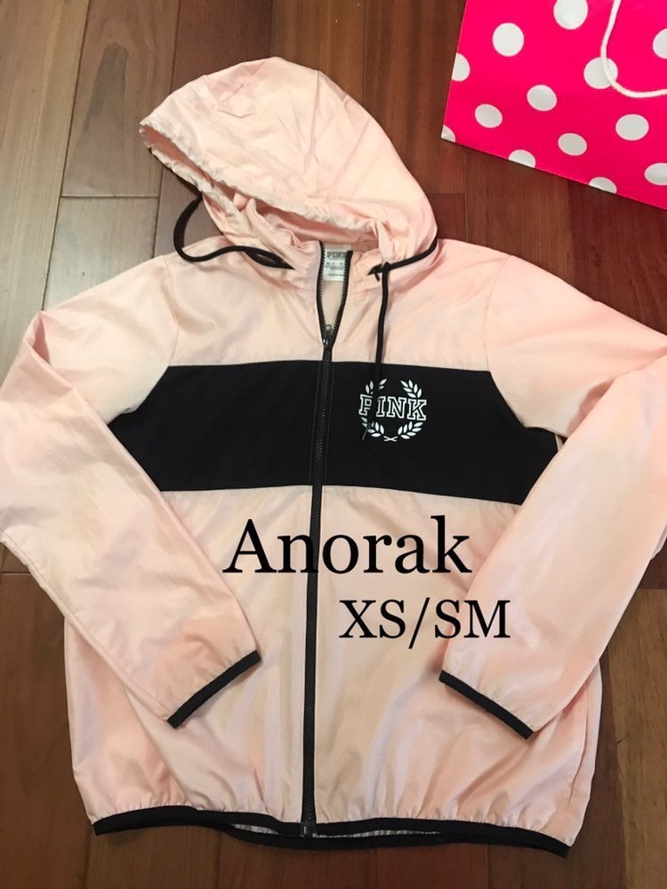 VS PINK Anorak Windbreaker Rain Jacket