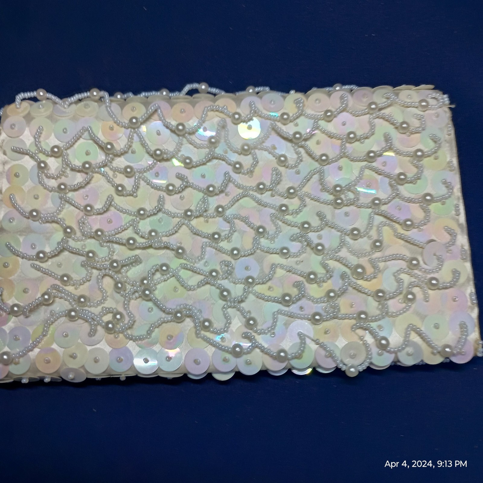 Vintage MCM beaded purse