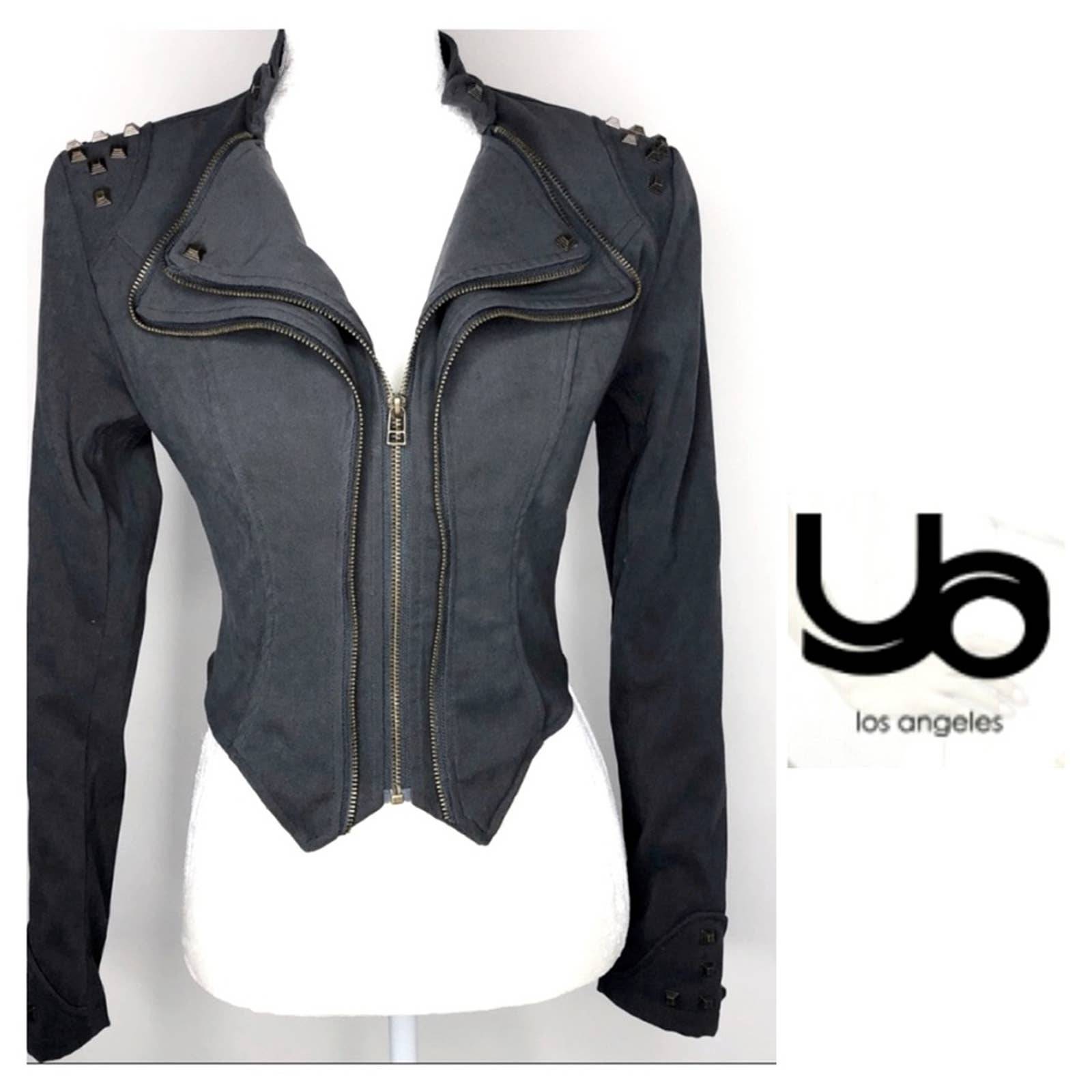 Ya Los Angeles Studded Moto Jacket