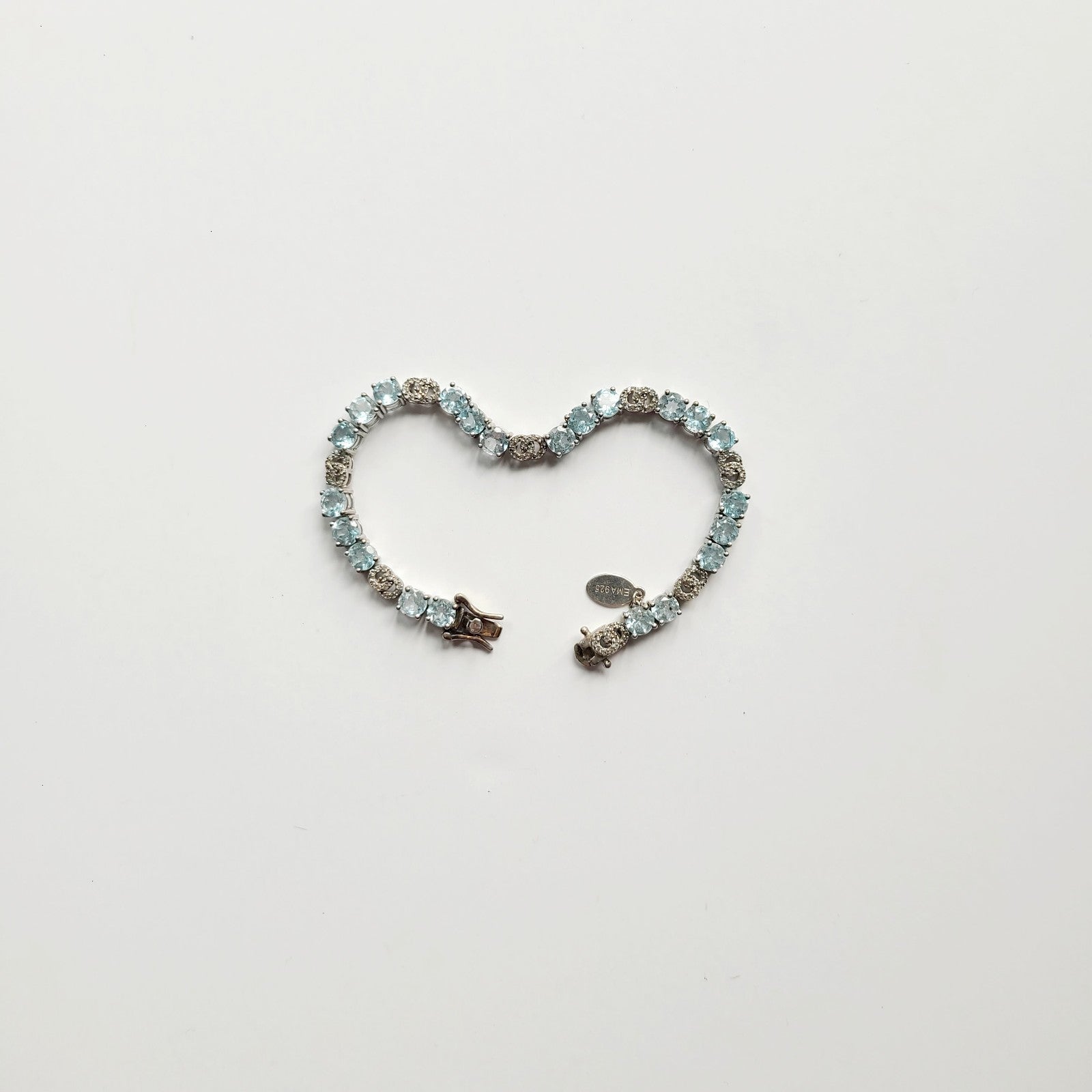 Sterling Silver Topaz Bracelet