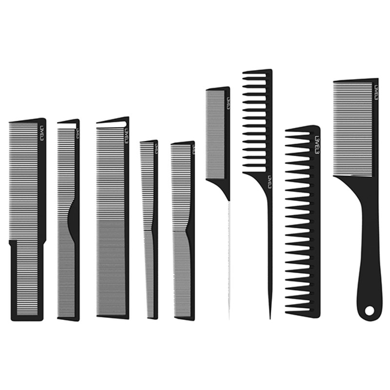 L3VEL3 Comb Set 9 Pieces