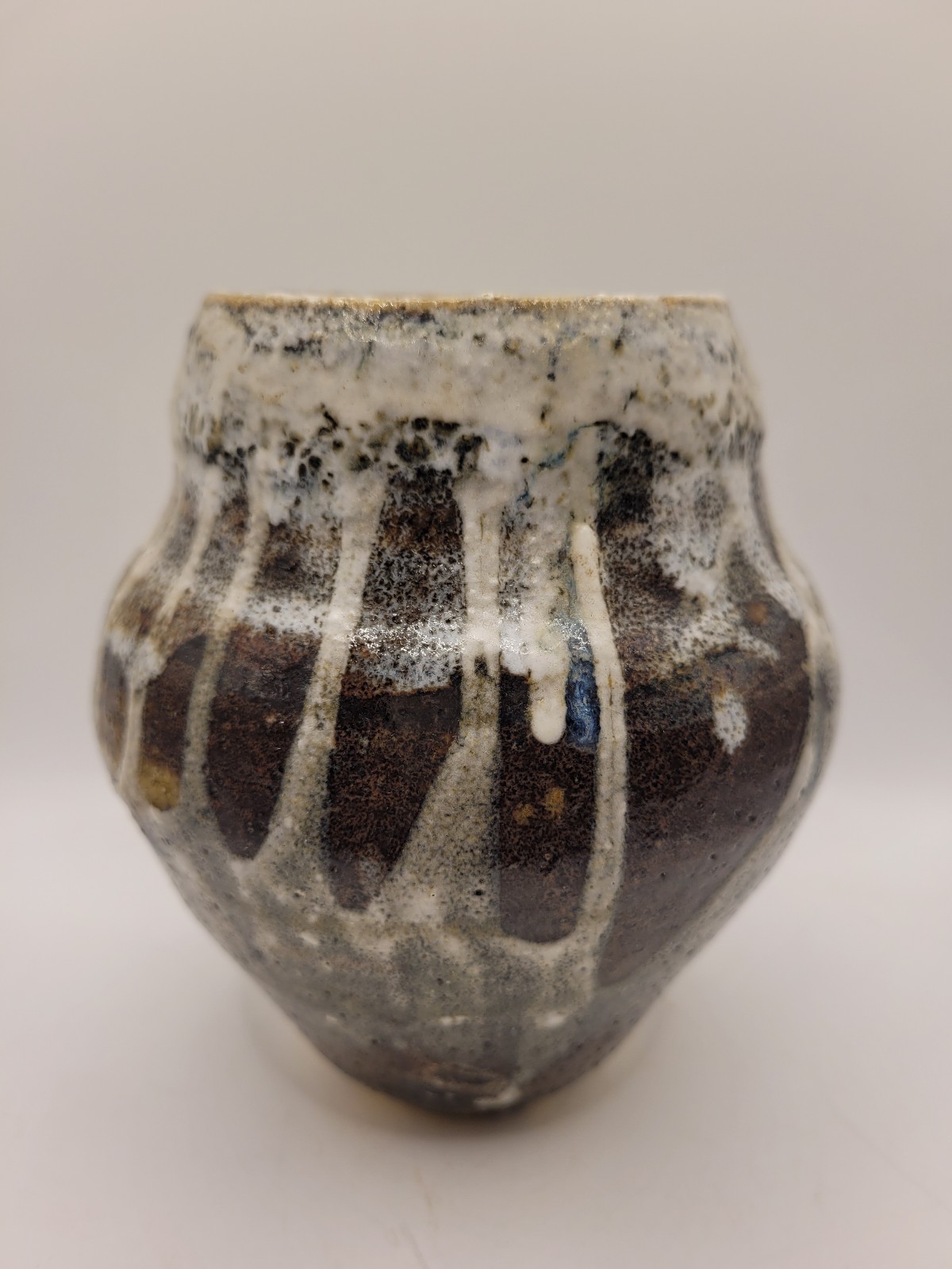 Vintage Japanese Pottery Vase