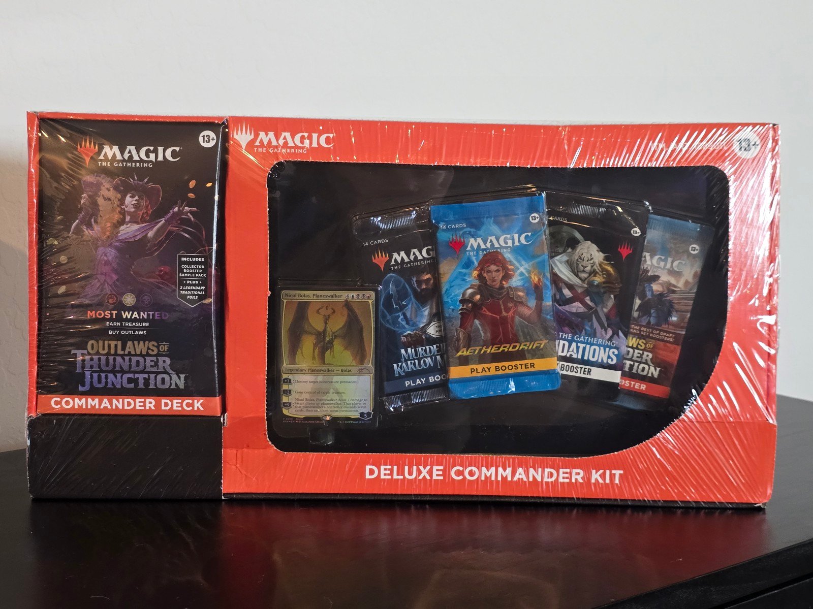 Magic the Gathering Outlaws of Thunder Junction Deluxe commander kit most wanted