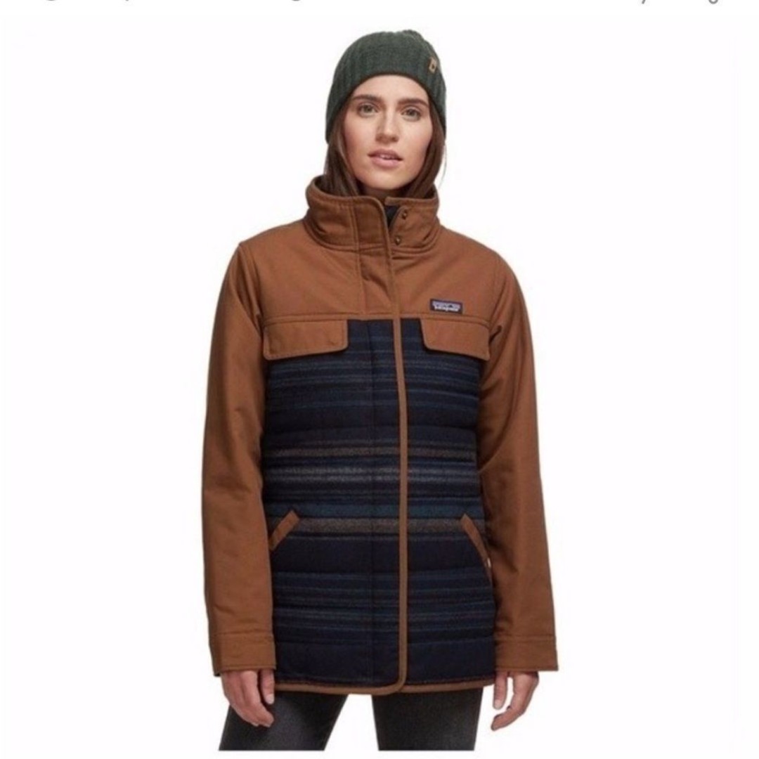 Patagonia coat women’s out yonder coat in owl brown jacket sz S New with tags