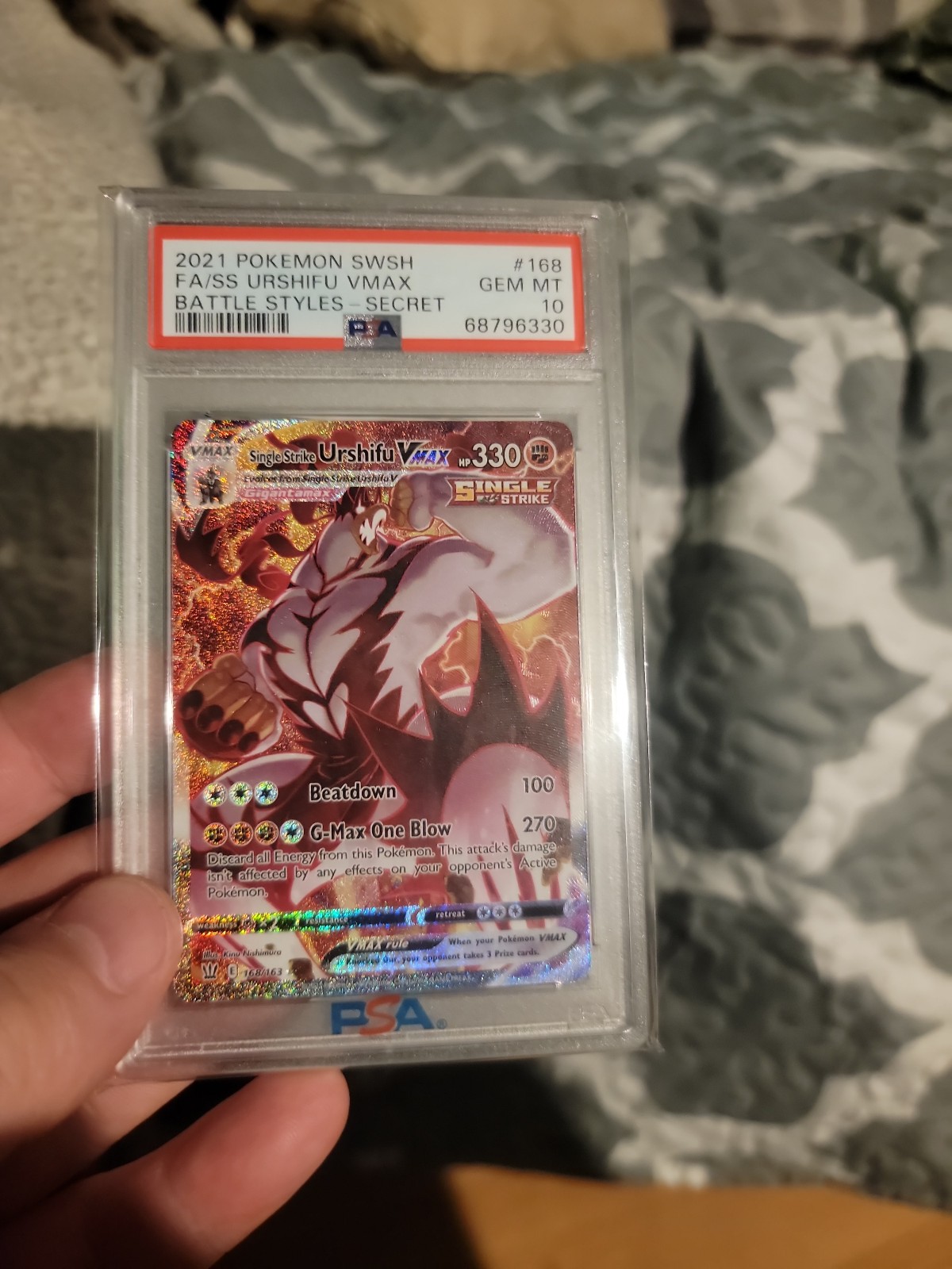 Pokemon Single Strike Urshifu VMAX Alternate Art Secret