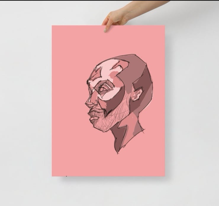 Ahead of pink Poster 16x20