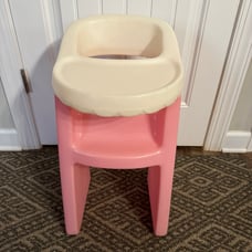 Vintage Little Tikes Pink High Chair