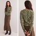 Free People Pretty Little Thermal top Pine combo green size x-small NWT NEW