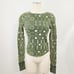 Free People Pretty Little Thermal top Pine combo green size x-small NWT NEW