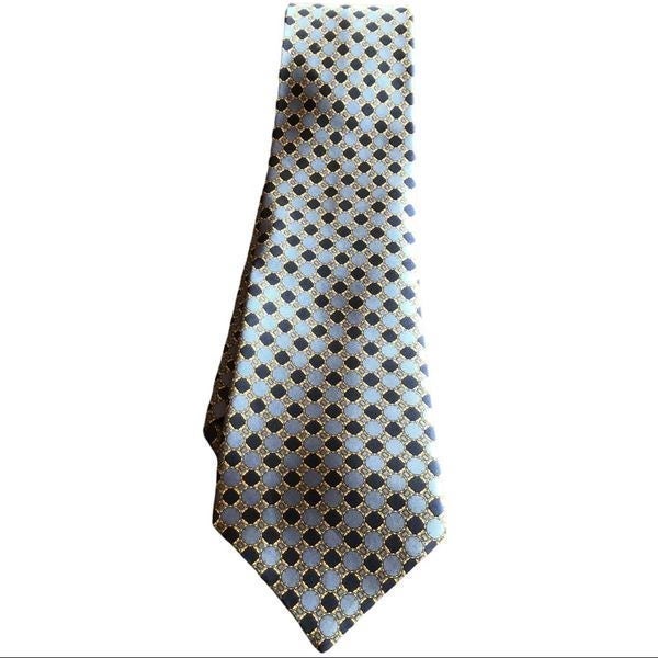Piaget Silk Necktie Blue/Yellow