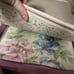 Scrapbook paper lot bundle with case