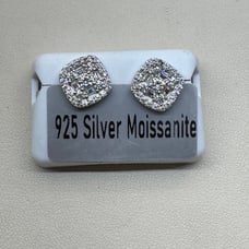 925 Sterling Silver Moissanite Earrings