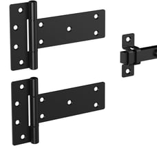 National Hardware N166-036 Industrial Black Gate Kit w/ Weatherguard Protection