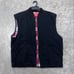 Marlboro Country Store Reversible Vest Sz XL Mens Black & Red Plaid Great Cond