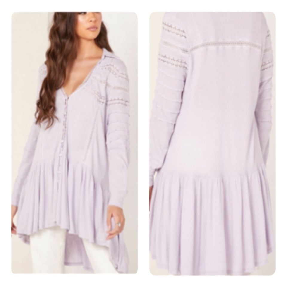 Free People SET TO STUN TUNIC SMALL NEW
